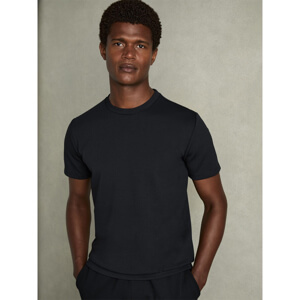 REISS Bradley Interlock Jersey Crew Neck